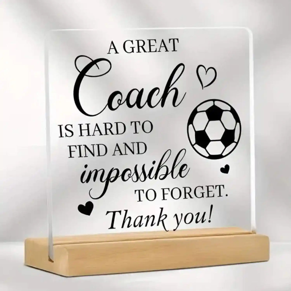 Great Coach Acrylic Plaque
