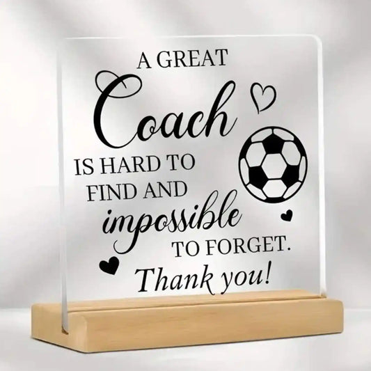 Great Coach Acrylic Plaque