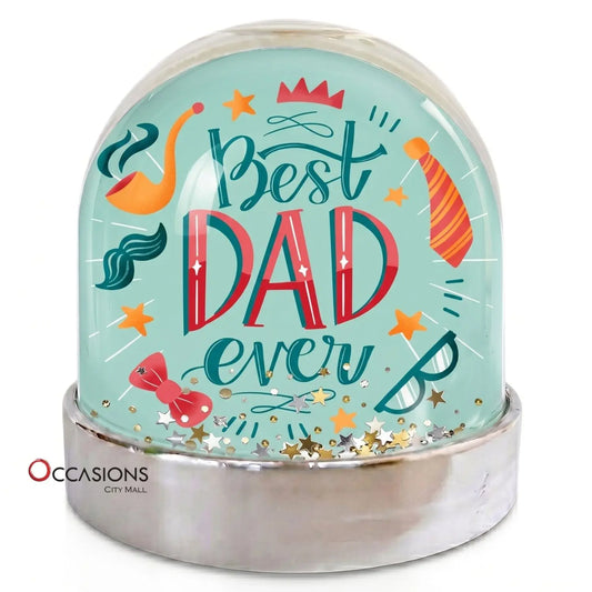 Best Dad Snow Globe