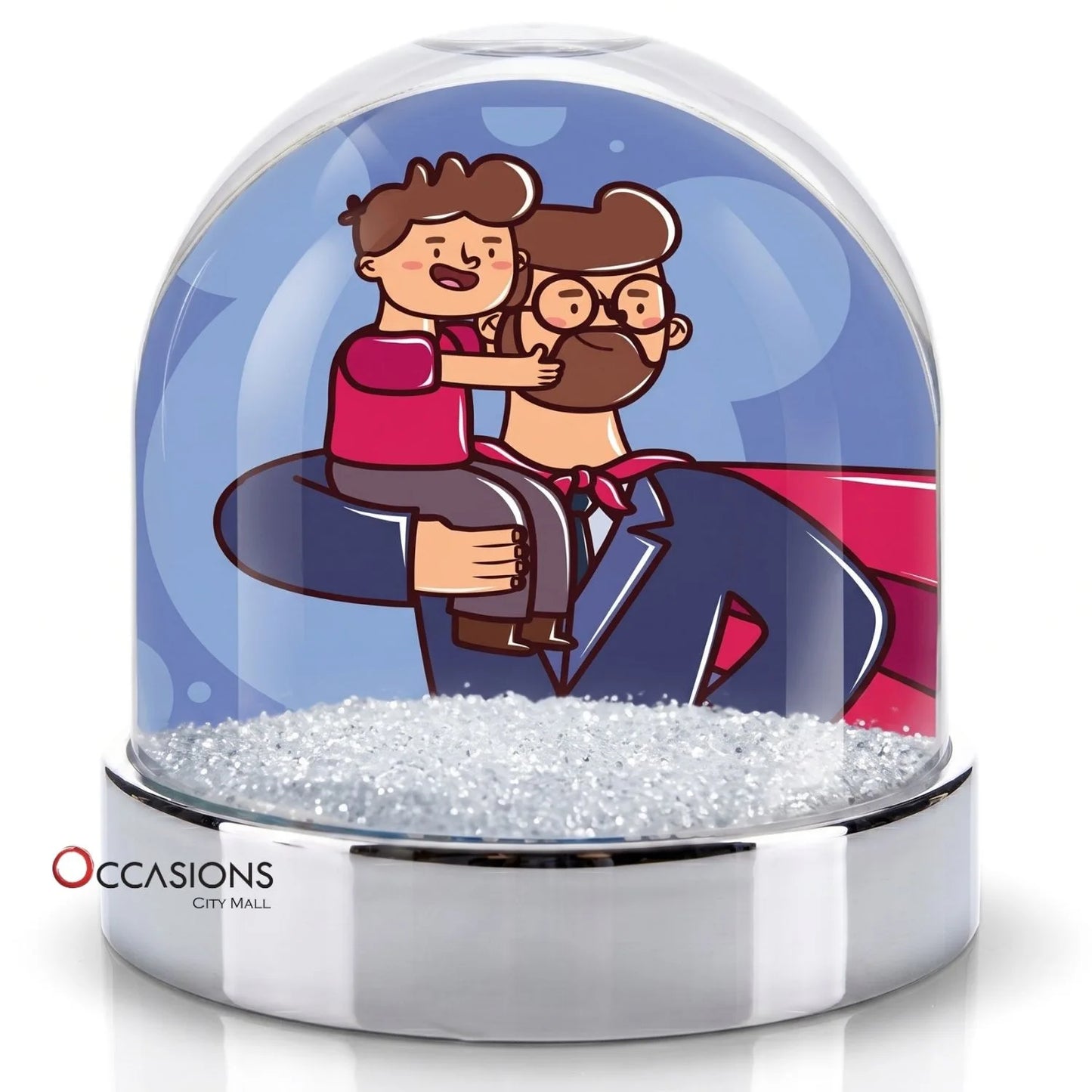 Super Dad Snow Globe