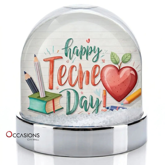 Happy Teche Day Snow Globe
