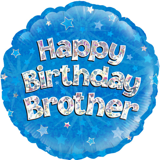 Happy Birthday Brother Balloon - shop online and deliver balloons to Amman Jordan, the best online balloon shop with same day delivery
