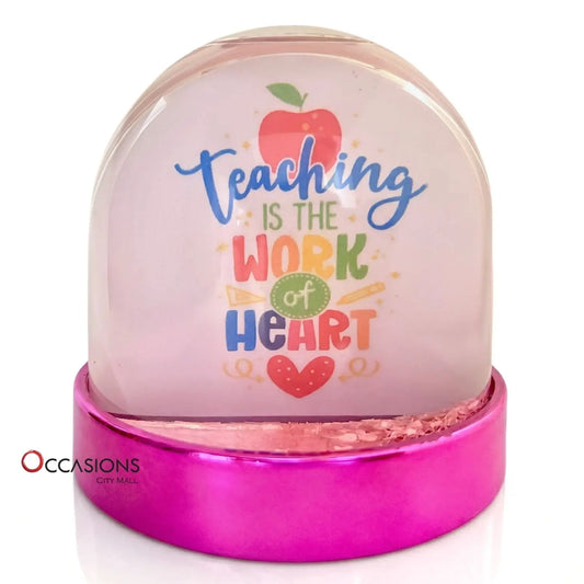 Teaching Is Work of Heart Globe