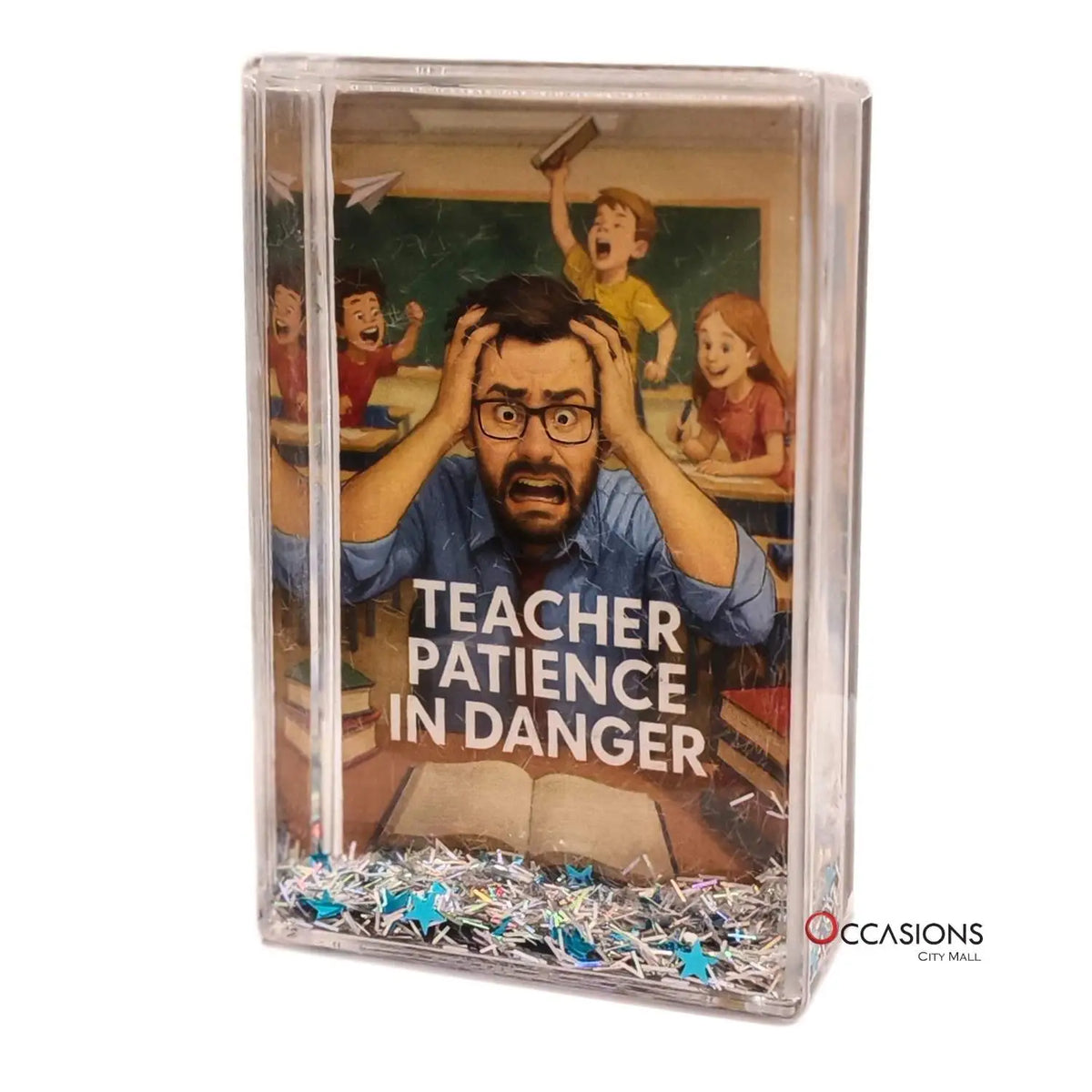 Teacher Patience In Danger Frame (9.5×6 cm)