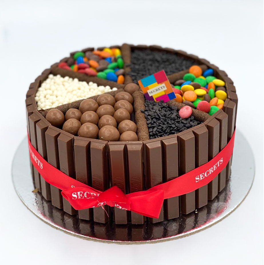 Multi Barrel KitKat Cake