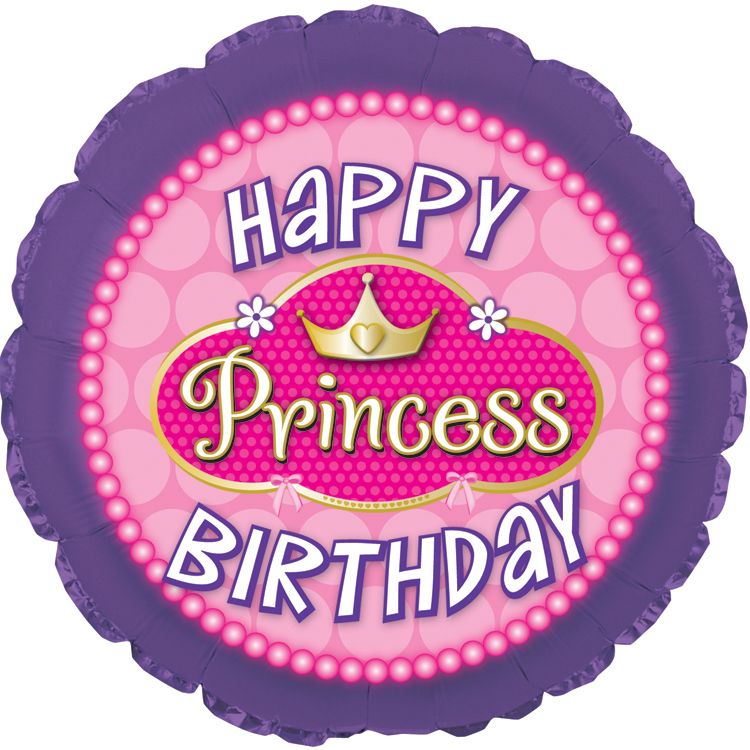 Princess Birthday - 18 inch