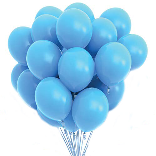 12 Blue Balloons Balloonssend_delivery_Amman_Jordan