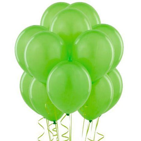 12 Green Balloons Balloonssend_delivery_Amman_Jordan