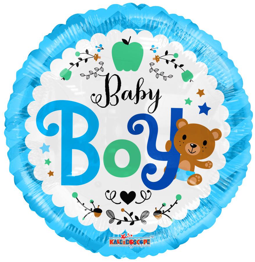 Baby Boy Teddy Balloon - 46cm