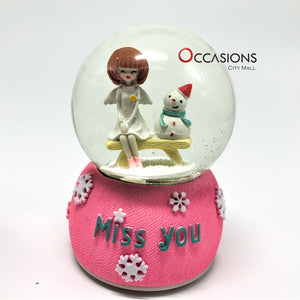 Miss You Snow Globe 2 (with Light)