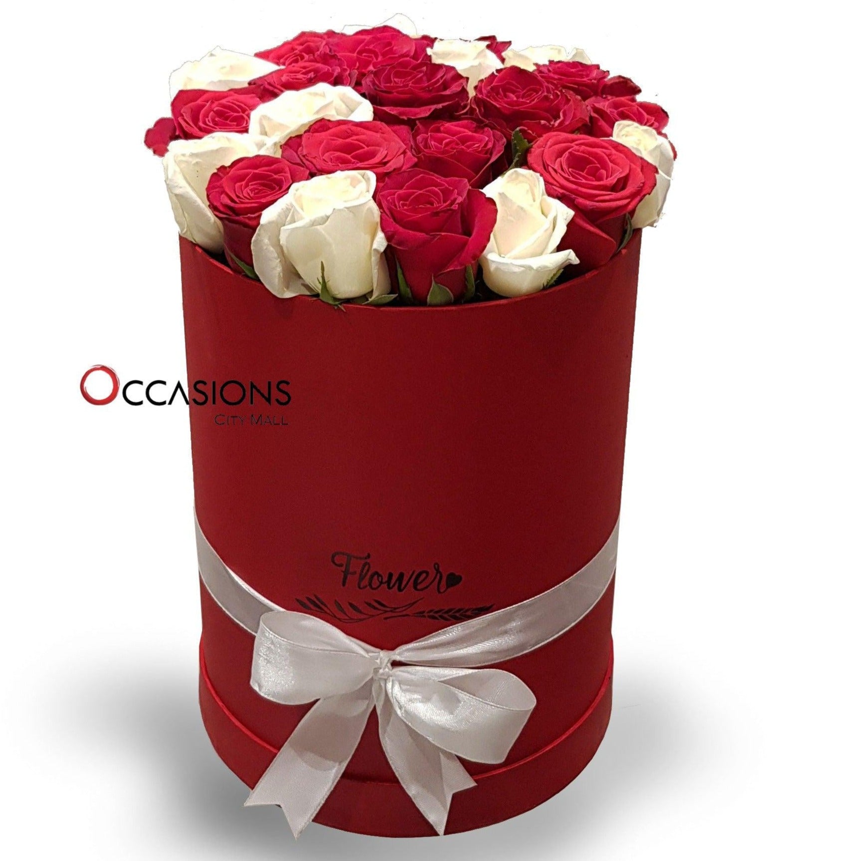 Red And White roses