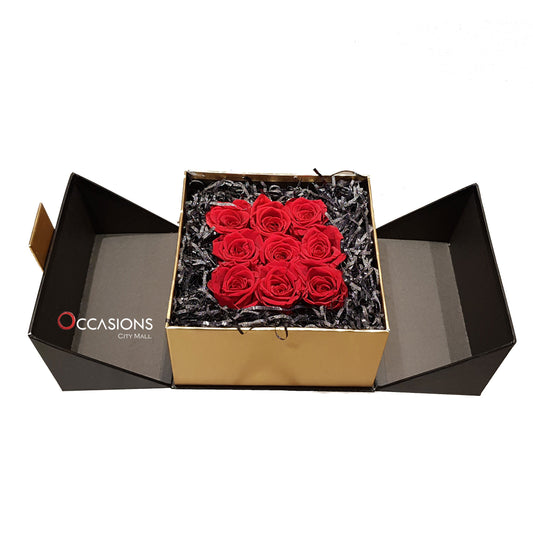 With Love Roses in Black Flowerssend_delivery_Amman_Jordan