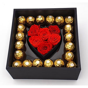 Blooming Love Roses & Ferrero (Small)