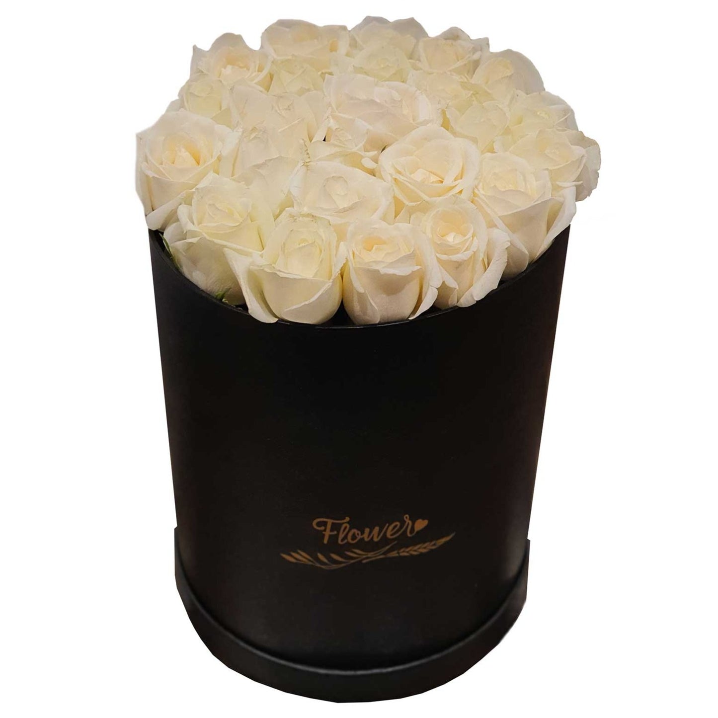 White Roses Cylinder Box