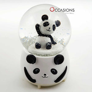 Panda Snow Globe (with light)