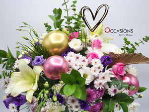 Luxury Fruit & Flowers arrangement - L