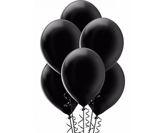 Black Balloons Balloonssend_delivery_Amman_Jordan