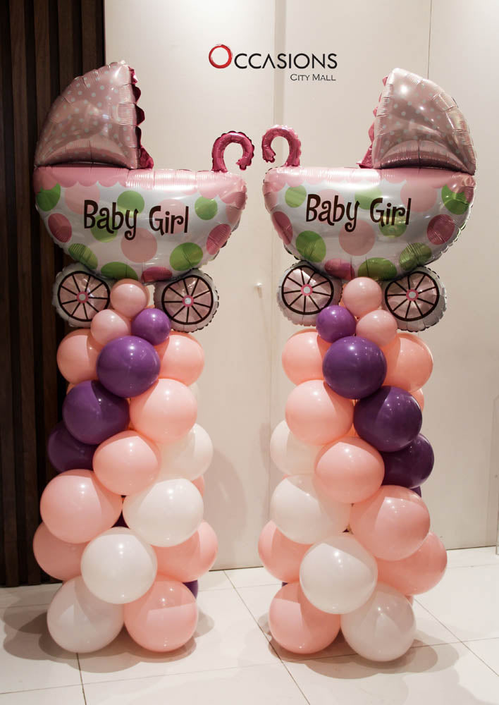 Baby Cart Balloons Arrangement