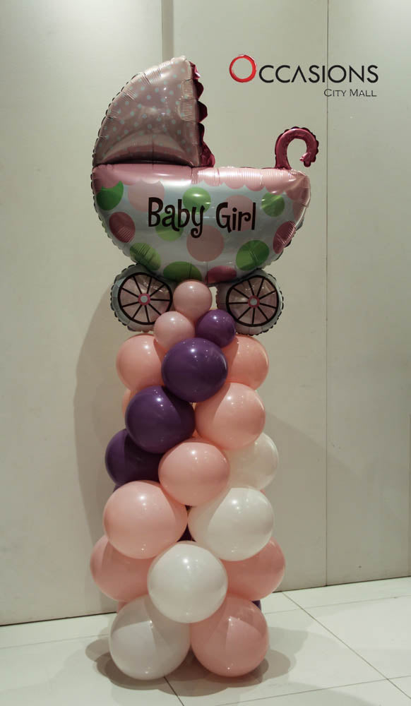 Baby Cart Balloons Arrangement