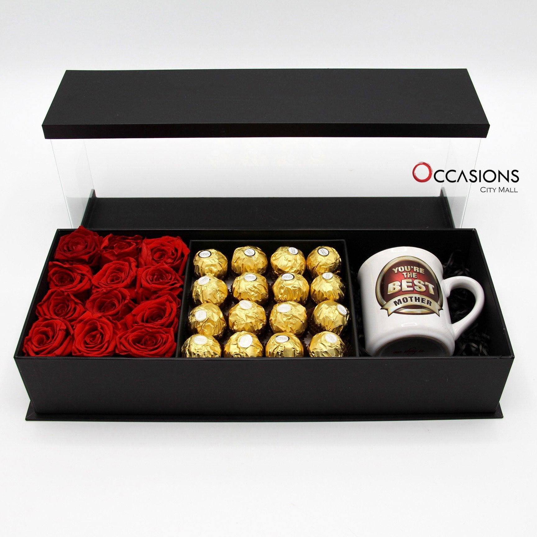 Best Mother Red Roses Special Package Flowerssend_delivery_Amman_Jordan