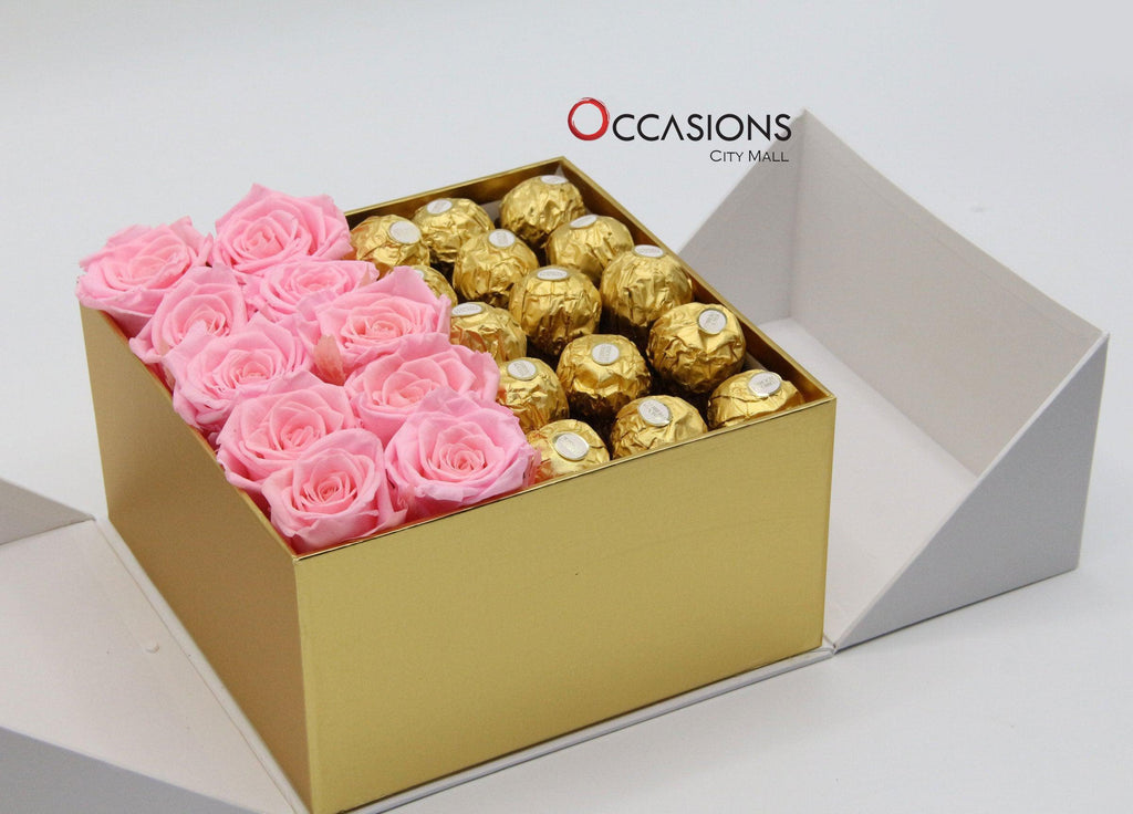 Simply Sweet Roses & Chocolate Flowerssend_delivery_Amman_Jordan