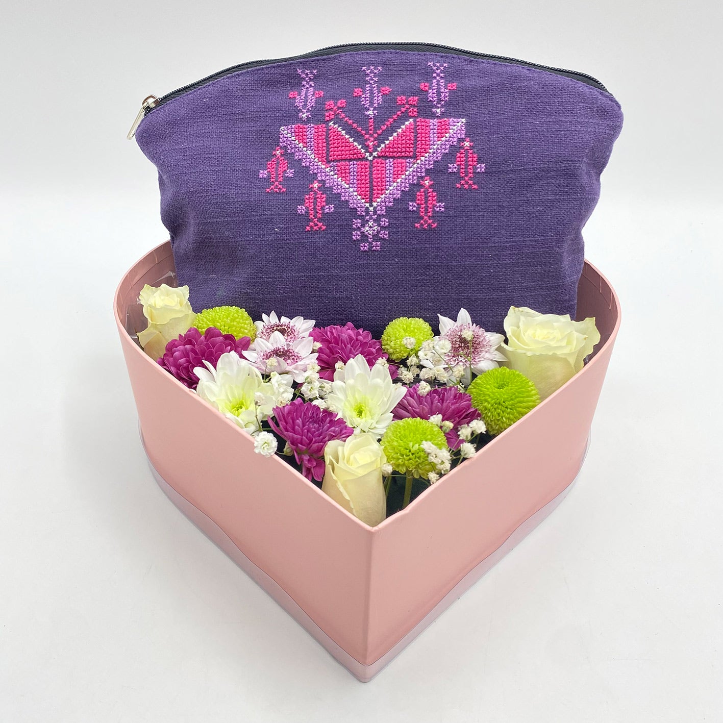 Embroidery Bag and Flowers Bundle from Khoyoot