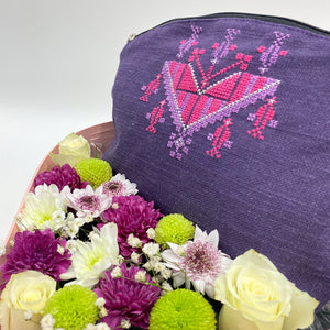 Embroidery Bag and Flowers Bundle from Khoyoot