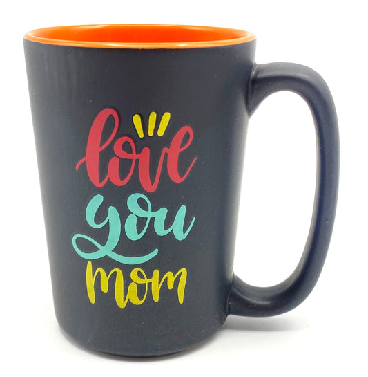 Love You Mom (Black) Mug